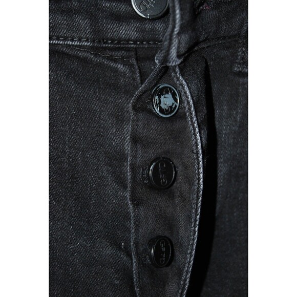 GFTD LA Los Angeles Men's Embellished Distressed Skinny Jeans Size 32 Black - Picture 6 of 6
